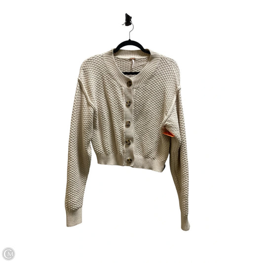 Sweater Cardigan By Free People In Tan, Size: Xs