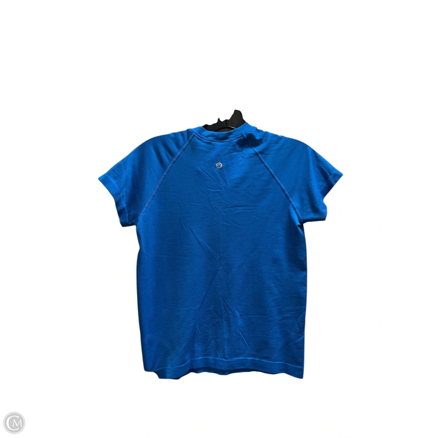 Athletic Top Short Sleeve By Lululemon In Blue, Size: S