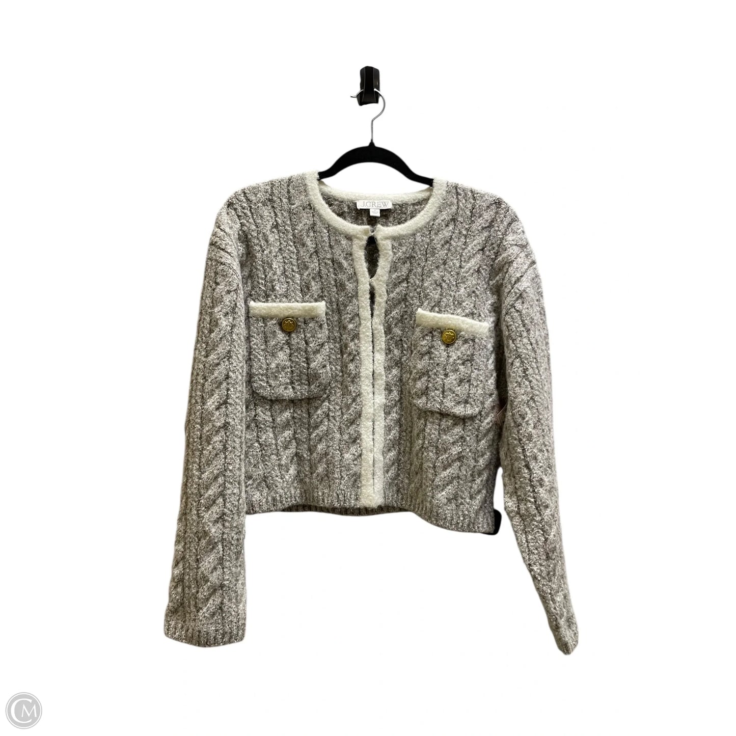 Sweater Cardigan By J. Crew In Brown, Size: S
