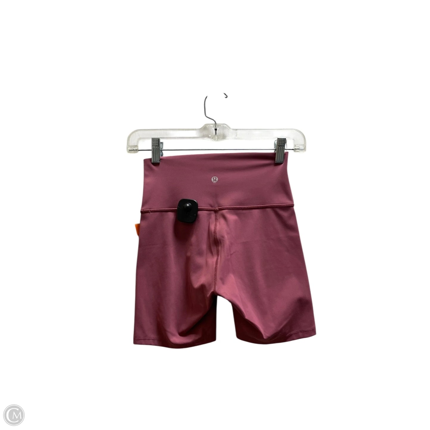 Athletic Shorts By Lululemon In Pink, Size: 4