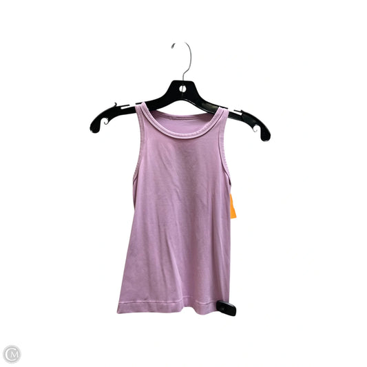 Athletic Tank Top By Lululemon In Pink, Size: Xs