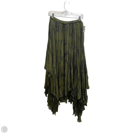 Skirt Midi By Free People In Green, Size: M