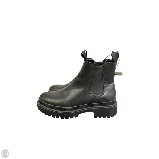 Boots Ankle Flats By H&m In Black, Size: 10