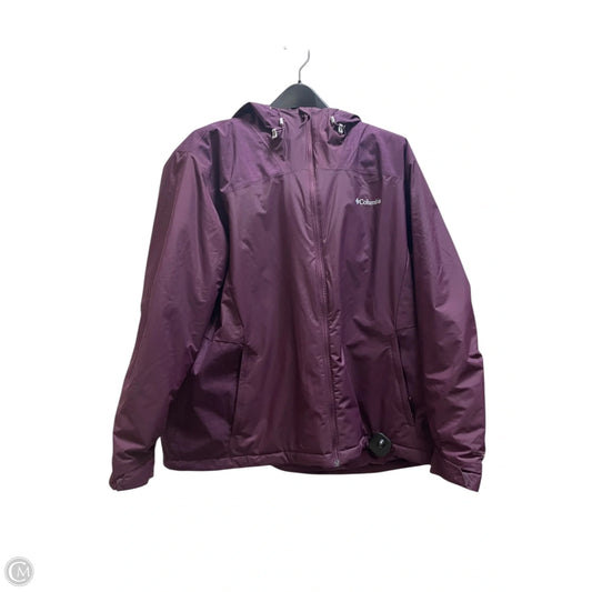 Coat Puffer & Quilted By Columbia In Purple, Size: 2x