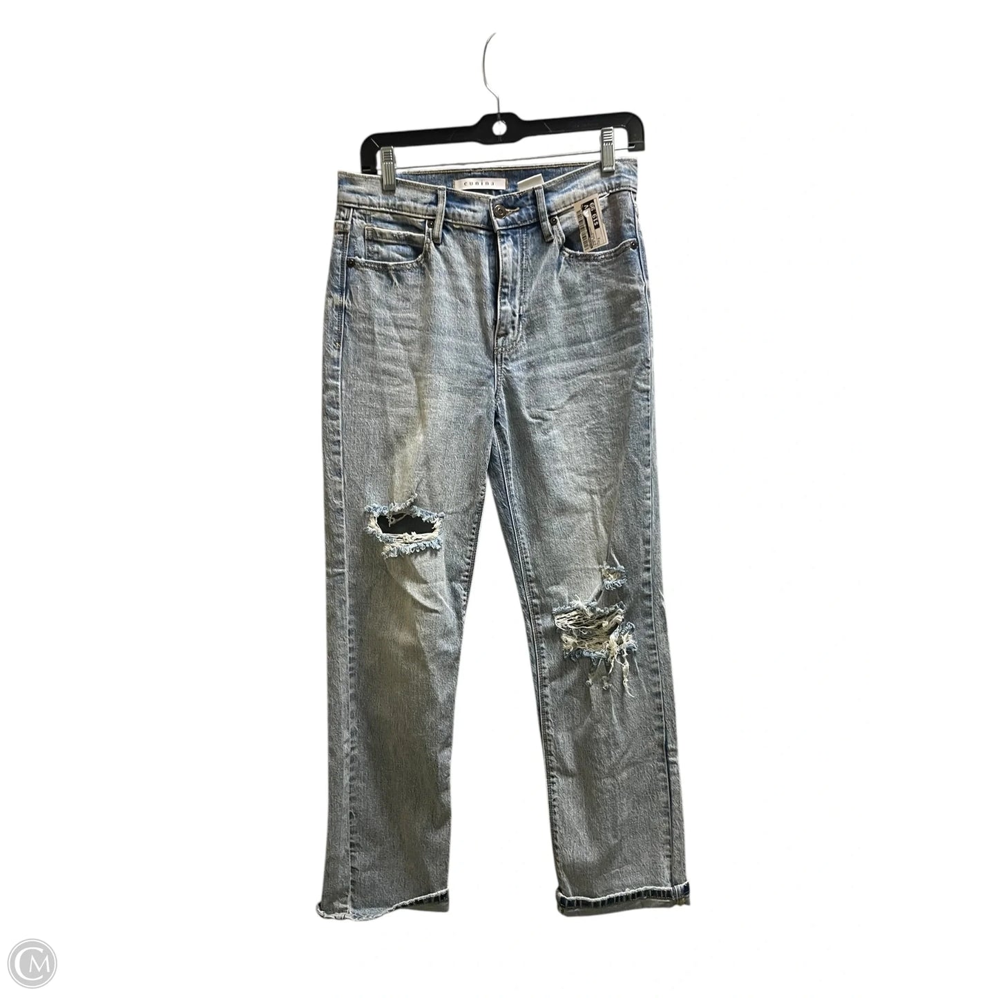 Jeans Straight By Eunina In Blue Denim, Size: 2