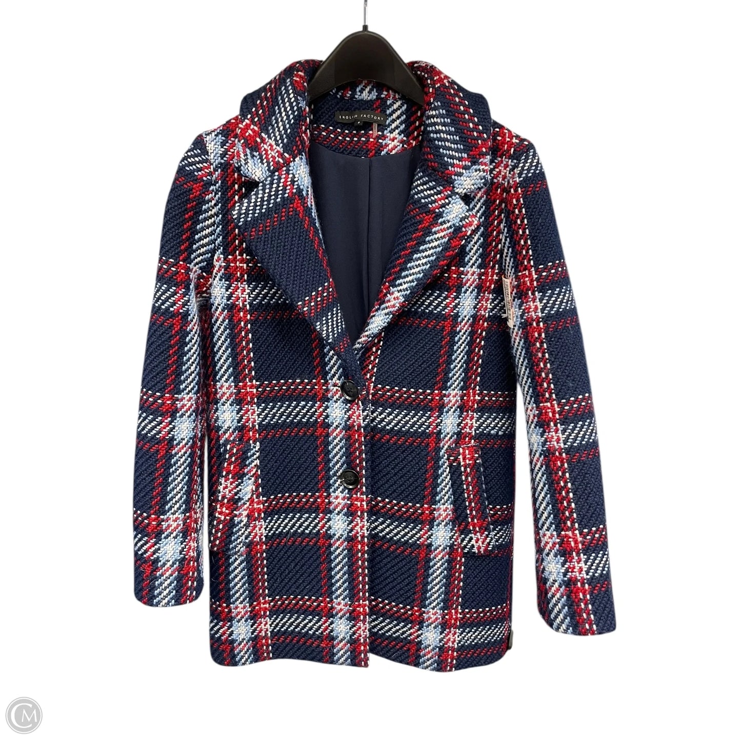 Jacket Other By English Factory In Blue, Size: S