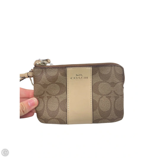 Wristlet Designer By Coach, Size: Small