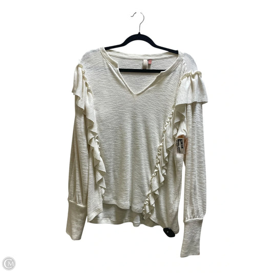 Sweater By Pilcro In Cream, Size: L