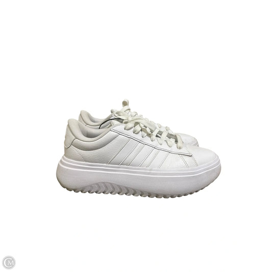 Shoes Athletic By Adidas In White, Size: 8