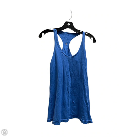 Athletic Tank Top By Lululemon In Blue, Size: L