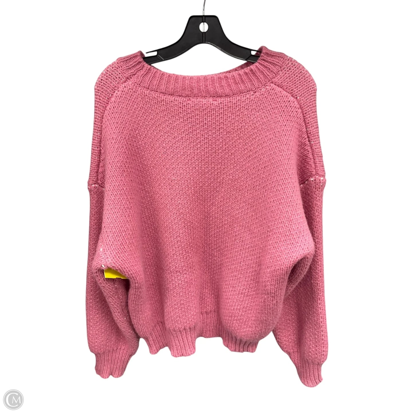 Sweater By Clothes Mentor In Pink, Size: M