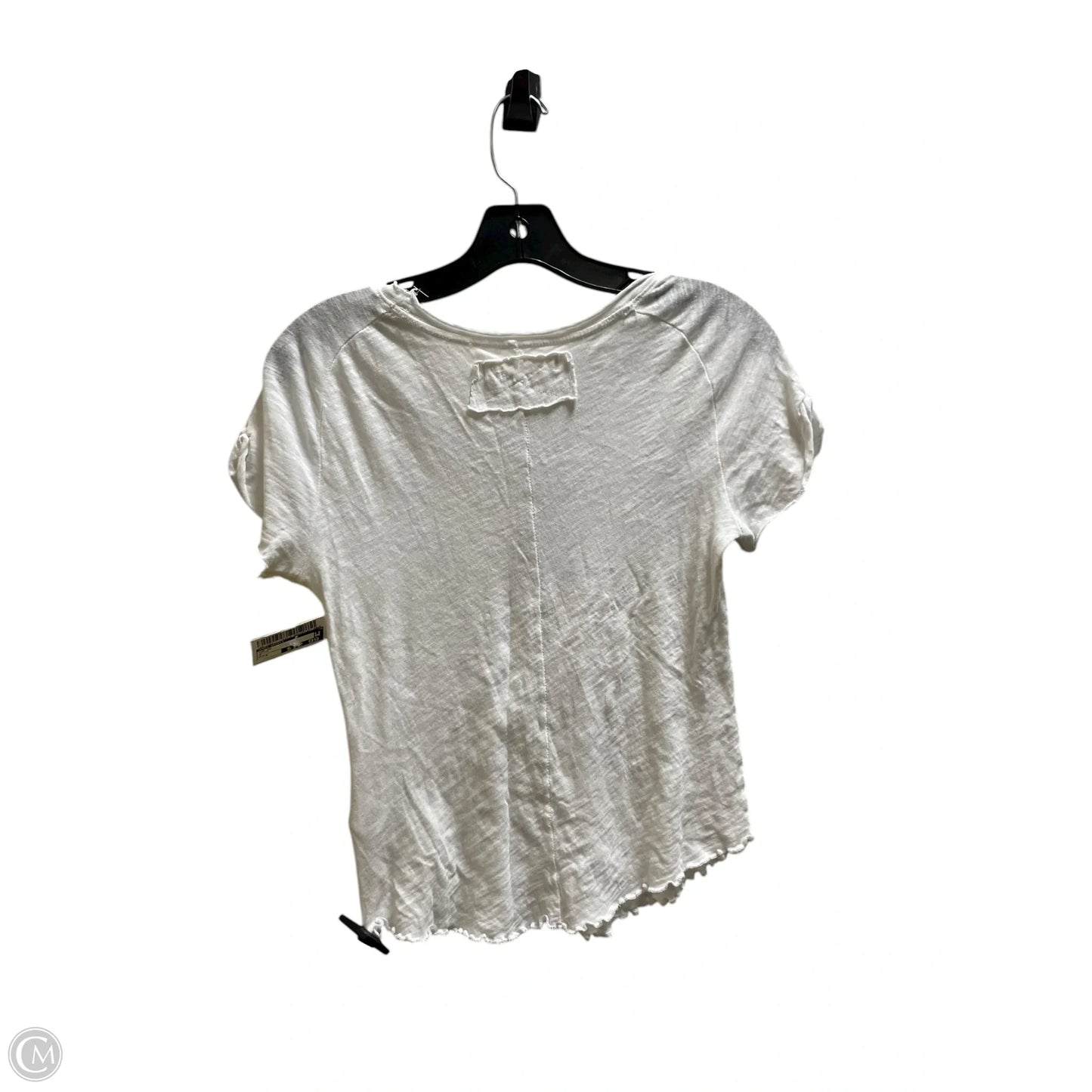 Top Short Sleeve By Free People In White, Size: S