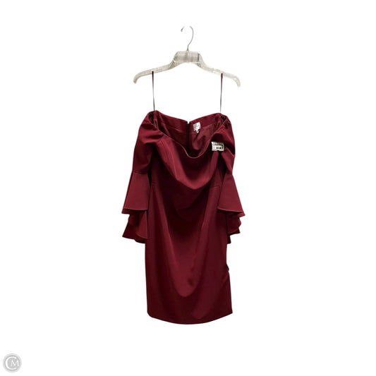 Dress Designer By Milly In Maroon, Size: 6