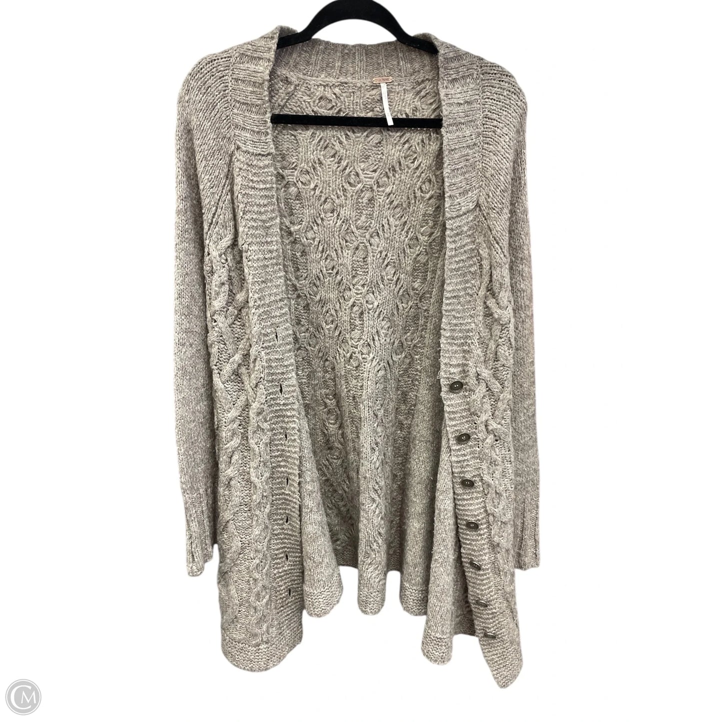 Sweater Cardigan By Free People In Brown, Size: M