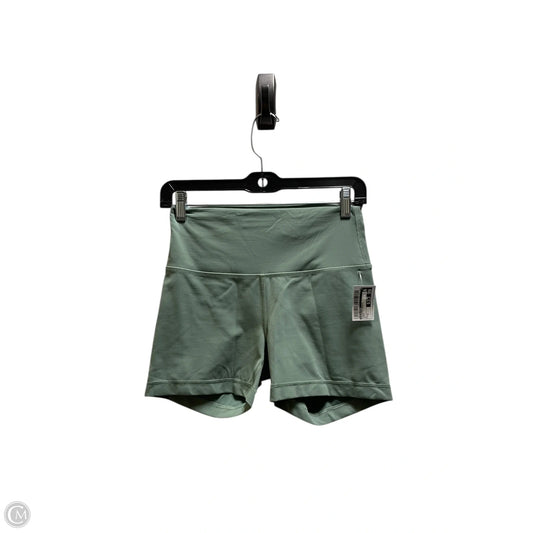 Athletic Shorts By Lululemon In Green, Size: 8