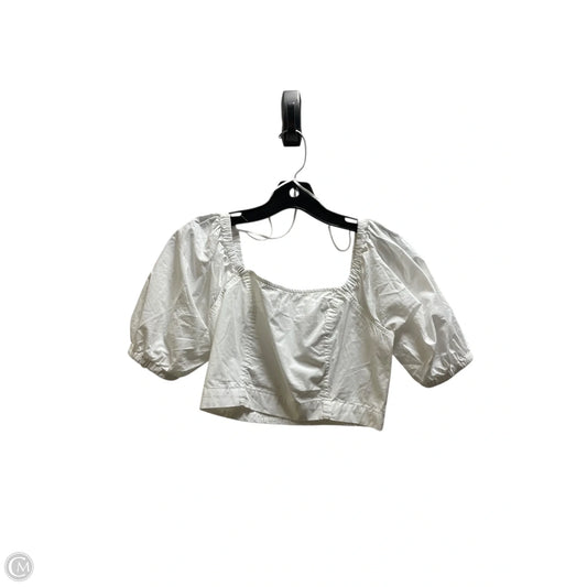 Top Short Sleeve By Aerie In White, Size: S