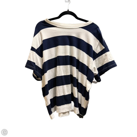 Top Short Sleeve By Old Navy In Blue, Size: Xl
