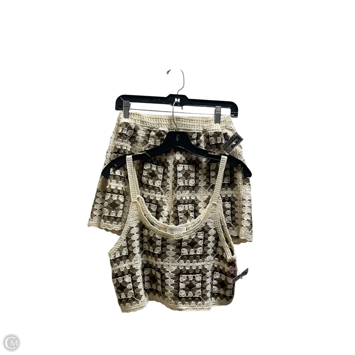 Shorts Set By Rebellion In Brown, Size: Xs