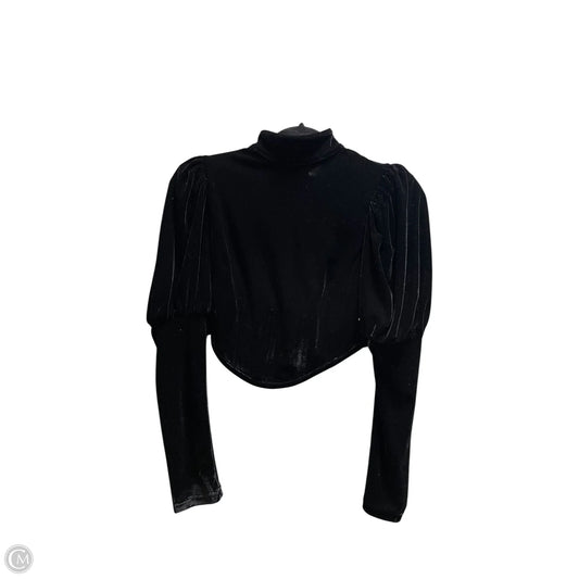 Top Long Sleeve By Clothes Mentor In Black, Size: S
