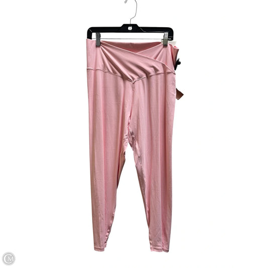 Athletic Leggings By Offline By Aerie In Pink, Size: 1x