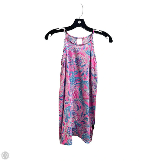 Top Sleeveless Designer By Lilly Pulitzer In Pink, Size: L