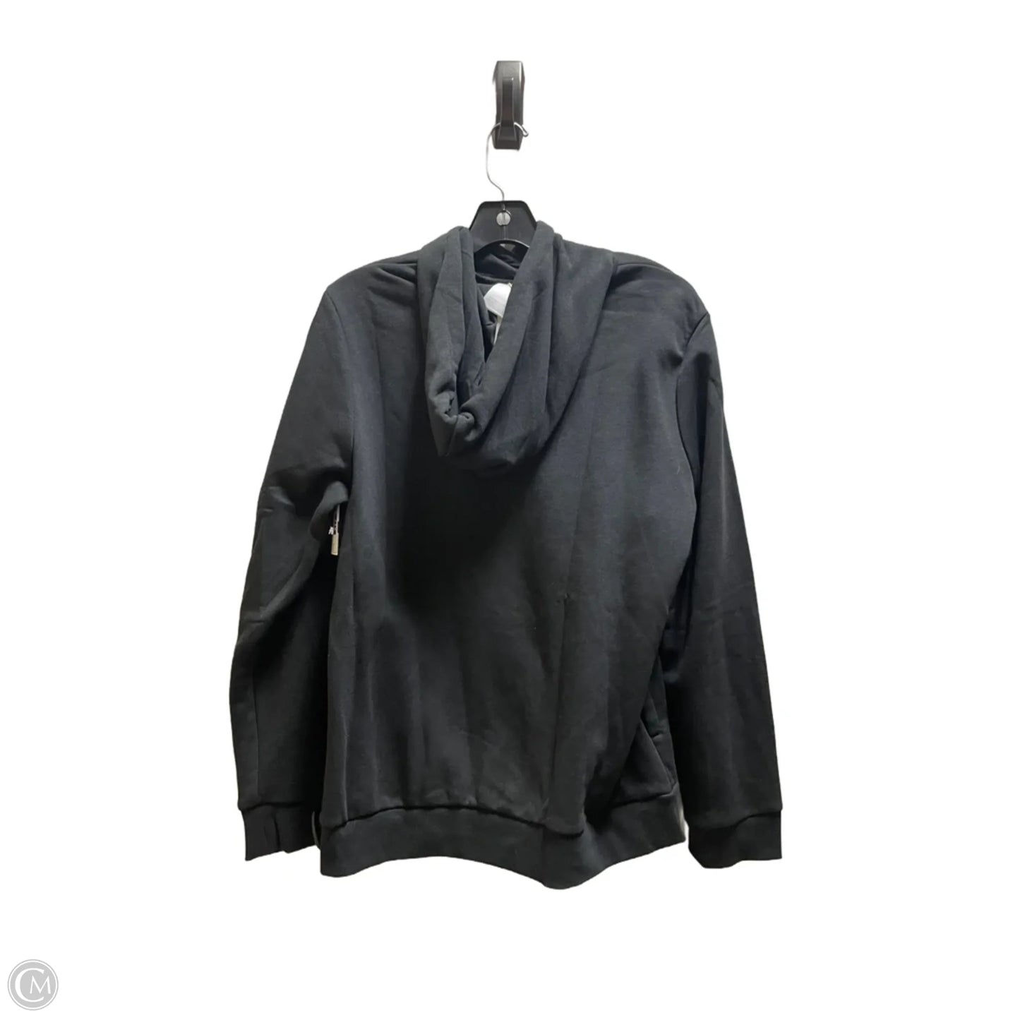 Athletic Sweatshirt Hoodie By Adidas In Black, Size: Xl