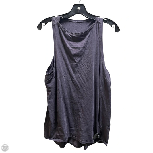 Athletic Tank Top By Lululemon In Purple, Size: M