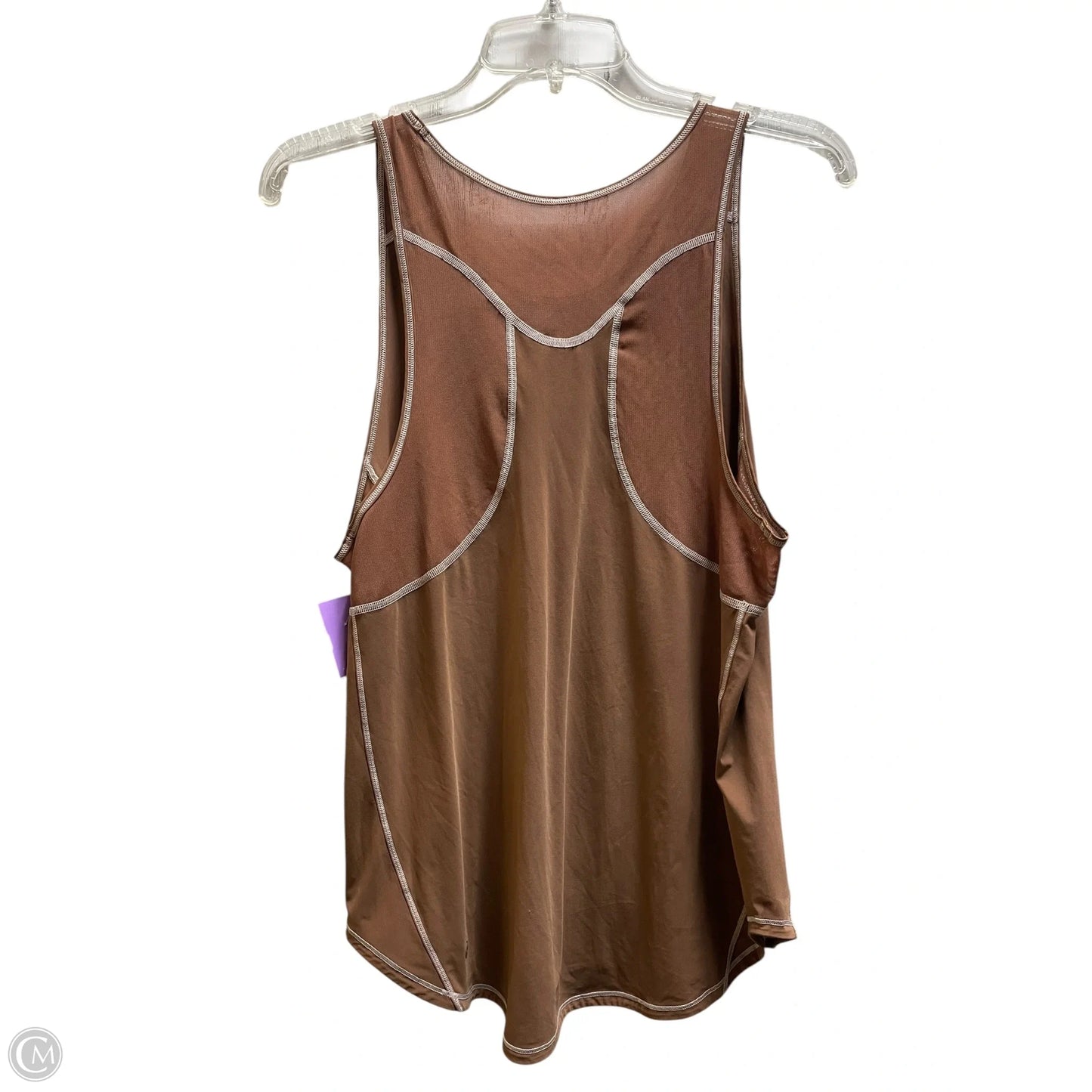 Athletic Tank Top By Lululemon In Brown, Size: M
