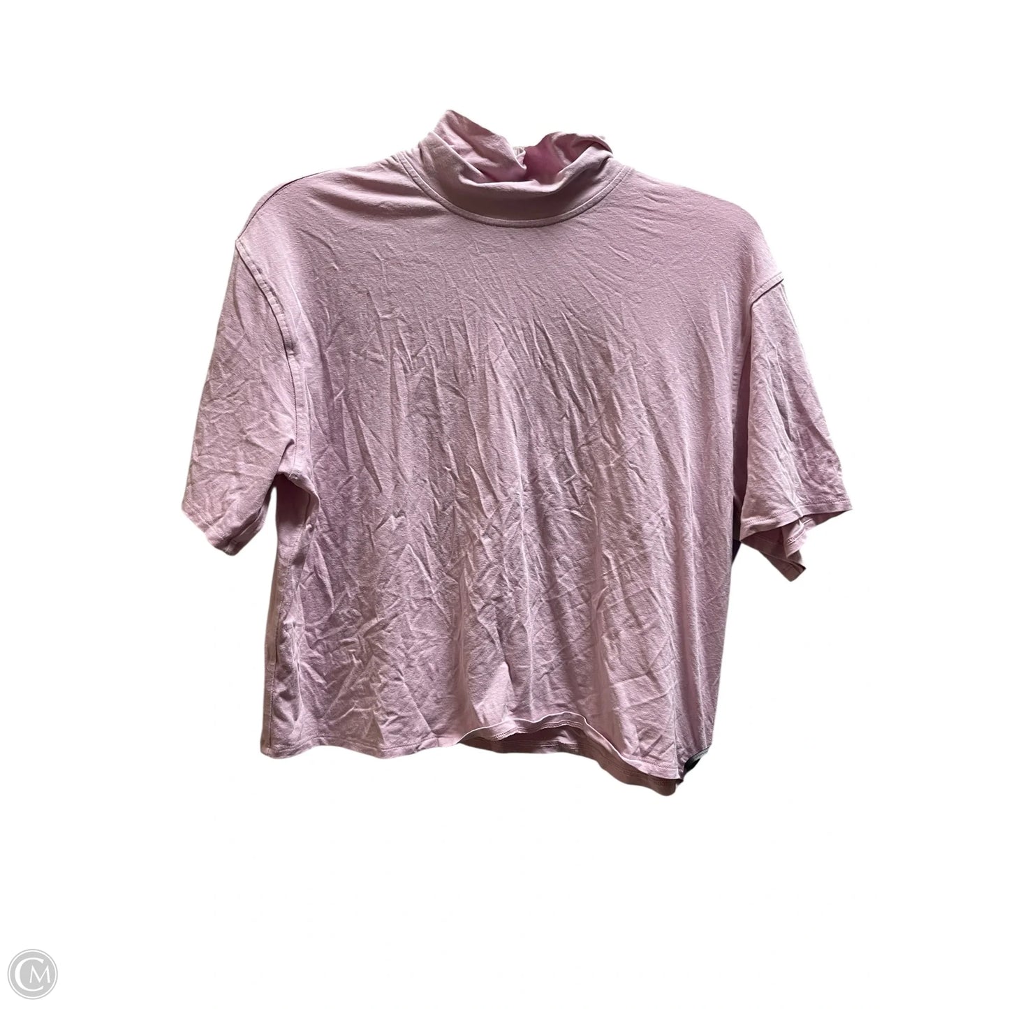 Athletic Top Short Sleeve By Lululemon In Pink, Size: M