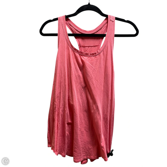 Athletic Tank Top By Lululemon In Pink, Size: M