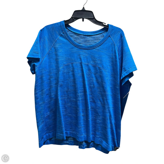 Athletic Tank Top By Lululemon In Blue, Size: 20