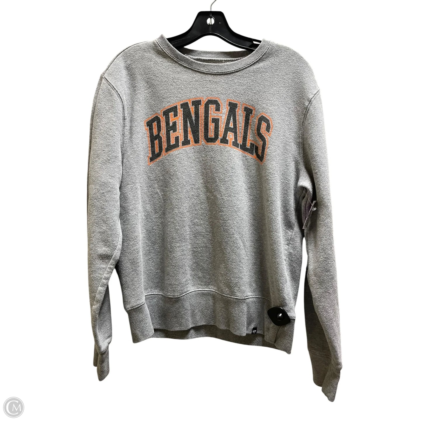 Sweatshirt Collar By Clothes Mentor In Grey, Size: M