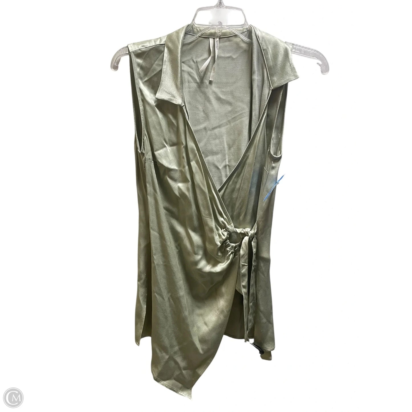 Top Sleeveless By Anthropologie In Green, Size: Xs