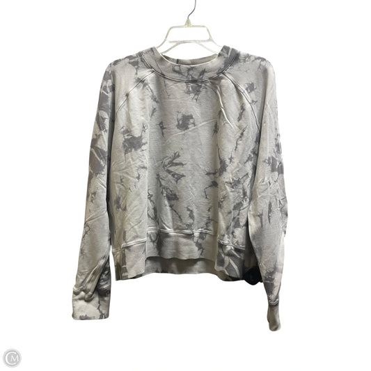 Athletic Sweatshirt Collar By Lululemon In Grey, Size: S