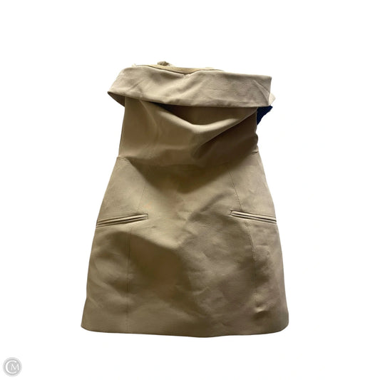 Dress Party Midi By Clothes Mentor In Tan, Size: M
