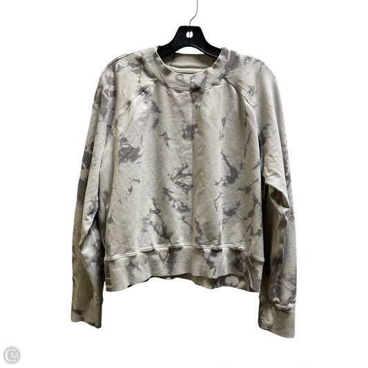 Athletic Sweatshirt Collar By Lululemon In Grey, Size: S