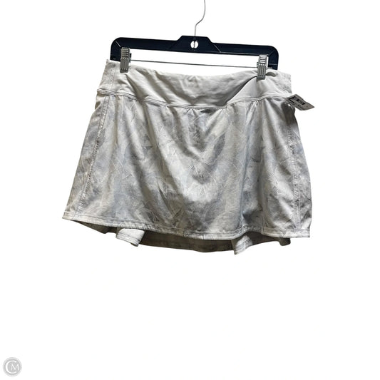 Athletic Skirt By Lululemon In Grey, Size: 10