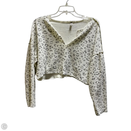 Top Long Sleeve By Free People In Animal Print, Size: Xs