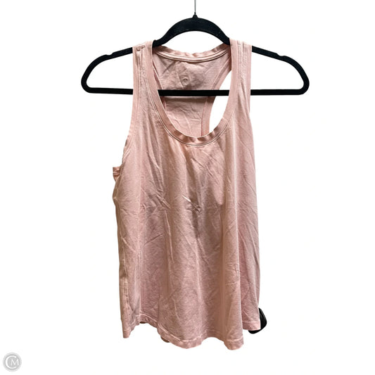 Athletic Tank Top By Lululemon In Pink, Size: M