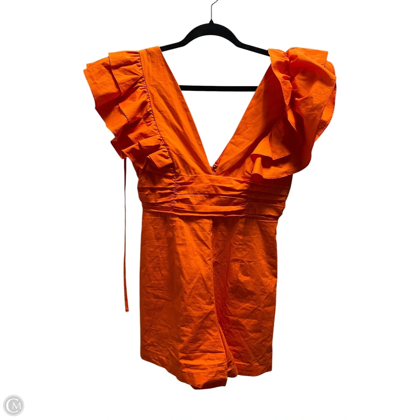 Romper By Day + Moon In Orange, Size: S