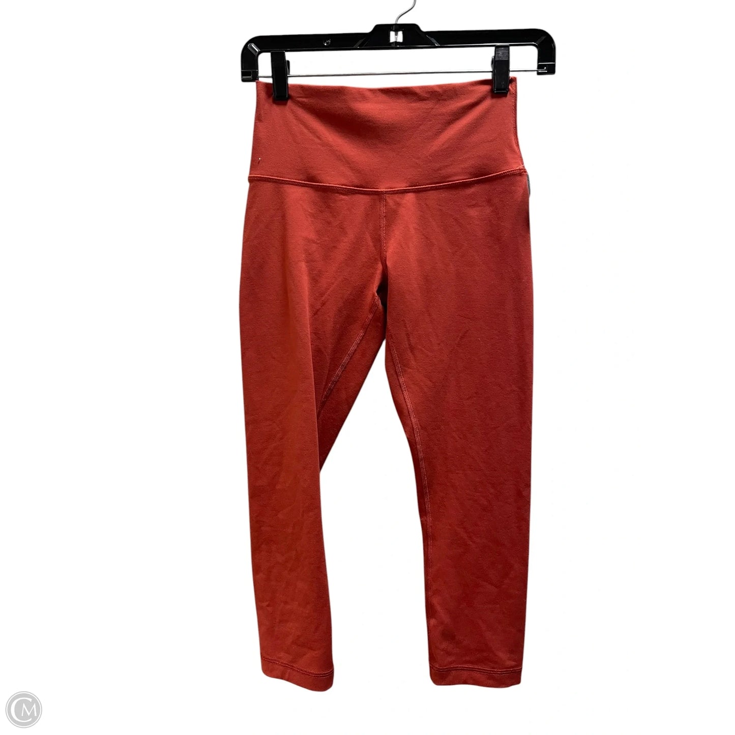 Athletic Capris By Lululemon In Orange, Size: 6