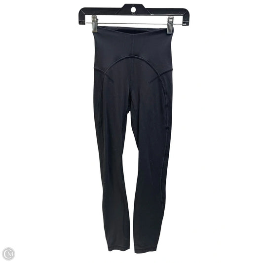 Athletic Leggings By Lululemon In Black, Size: 0
