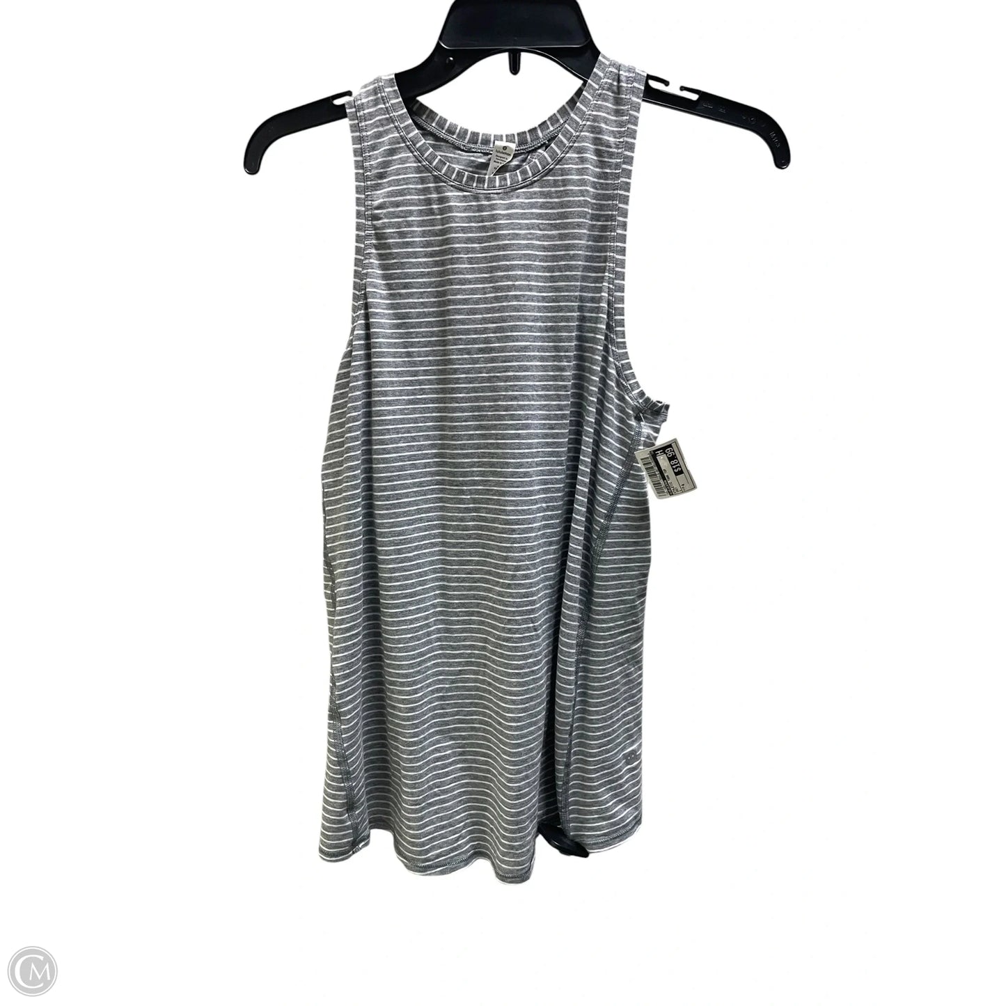 Athletic Tank Top By Lululemon In Grey, Size: 4