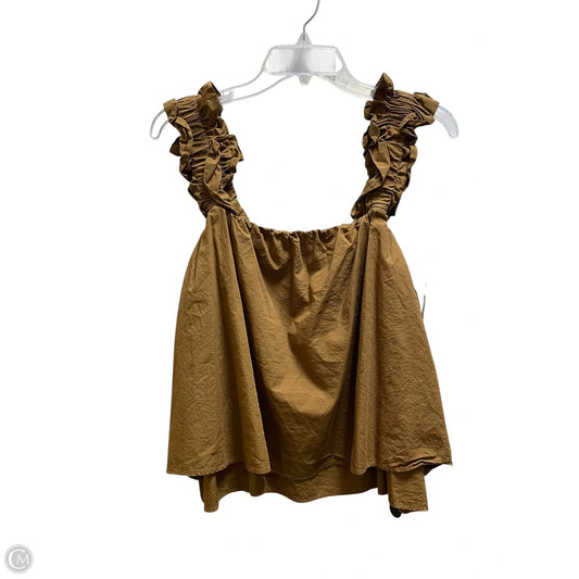 Top Sleeveless By English Factory In Green, Size: L