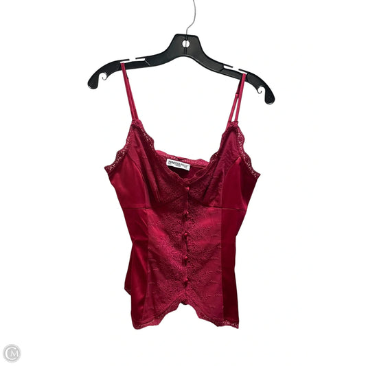Top Sleeveless By Clothes Mentor In Red, Size: 6