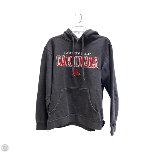 Sweatshirt Hoodie By Clothes Mentor In Grey, Size: M