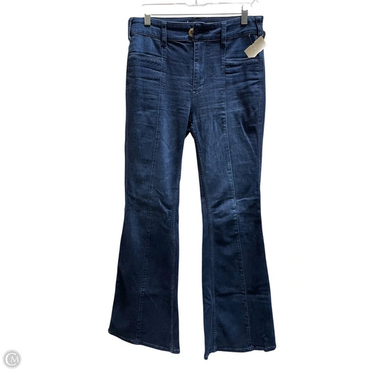 Jeans Straight By Pilcro In Blue Denim, Size: 4