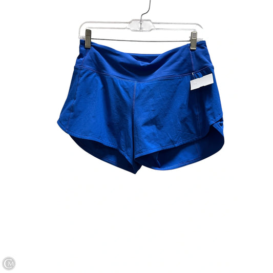 Athletic Shorts By Lululemon In Blue, Size: 6