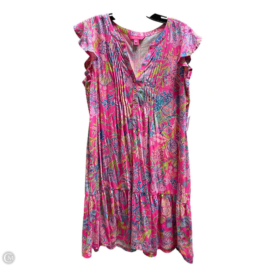 Dress Designer By Lilly Pulitzer In Pink, Size: L