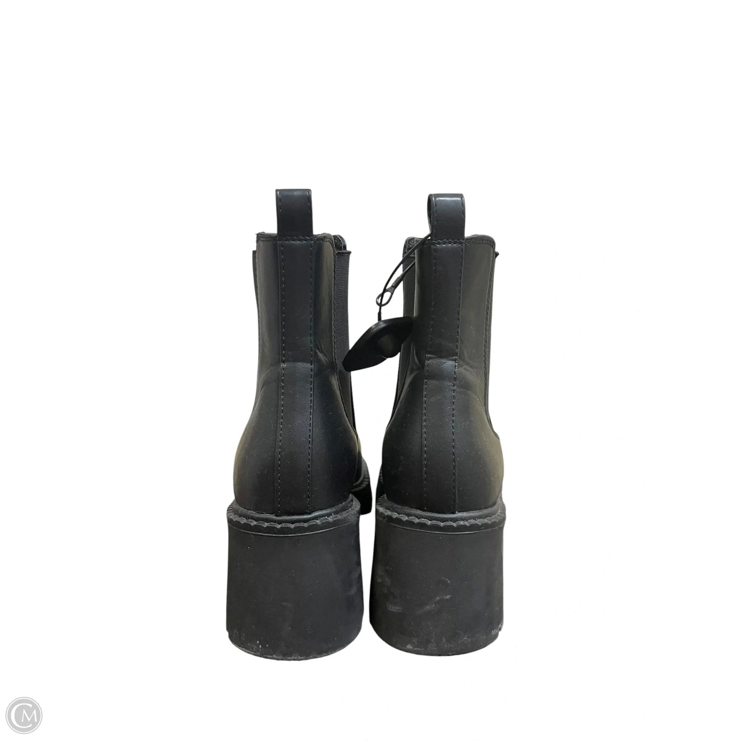 Boots Ankle Heels By Madden Girl In Black, Size: 10